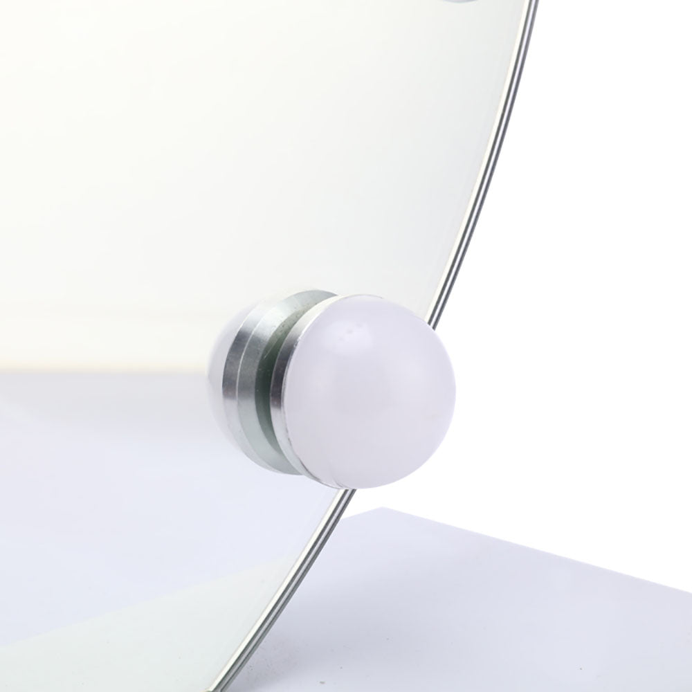 Makeup mirror with LED lighting